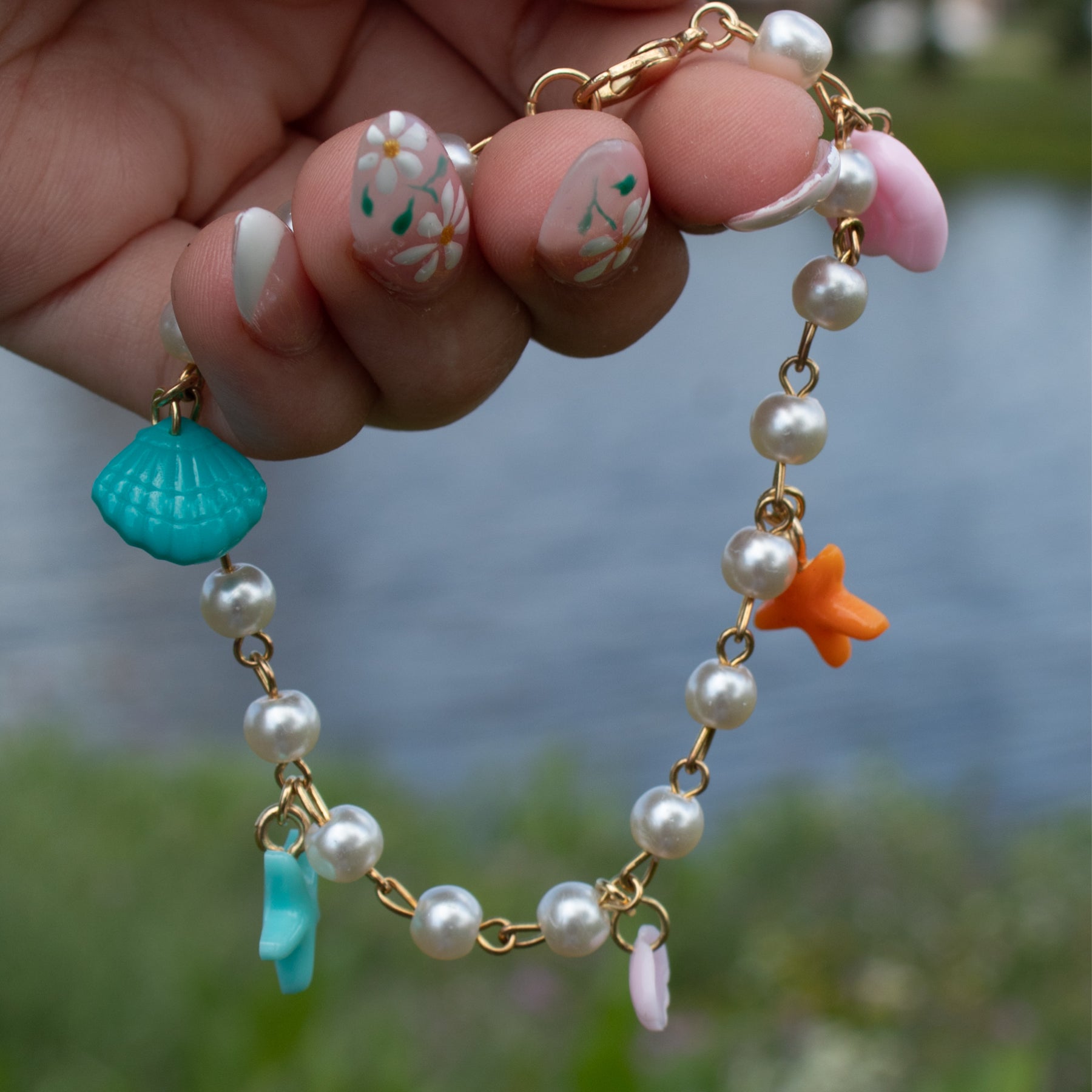 Charm Bracelet – Starfish & Shells