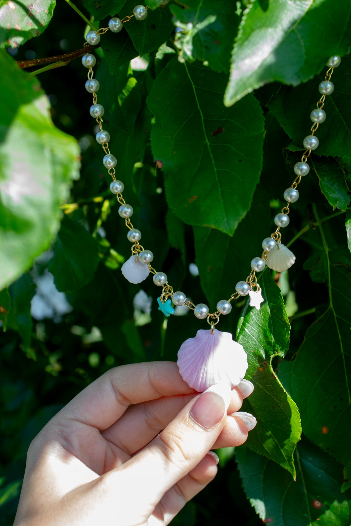 Seashell Charm Necklace